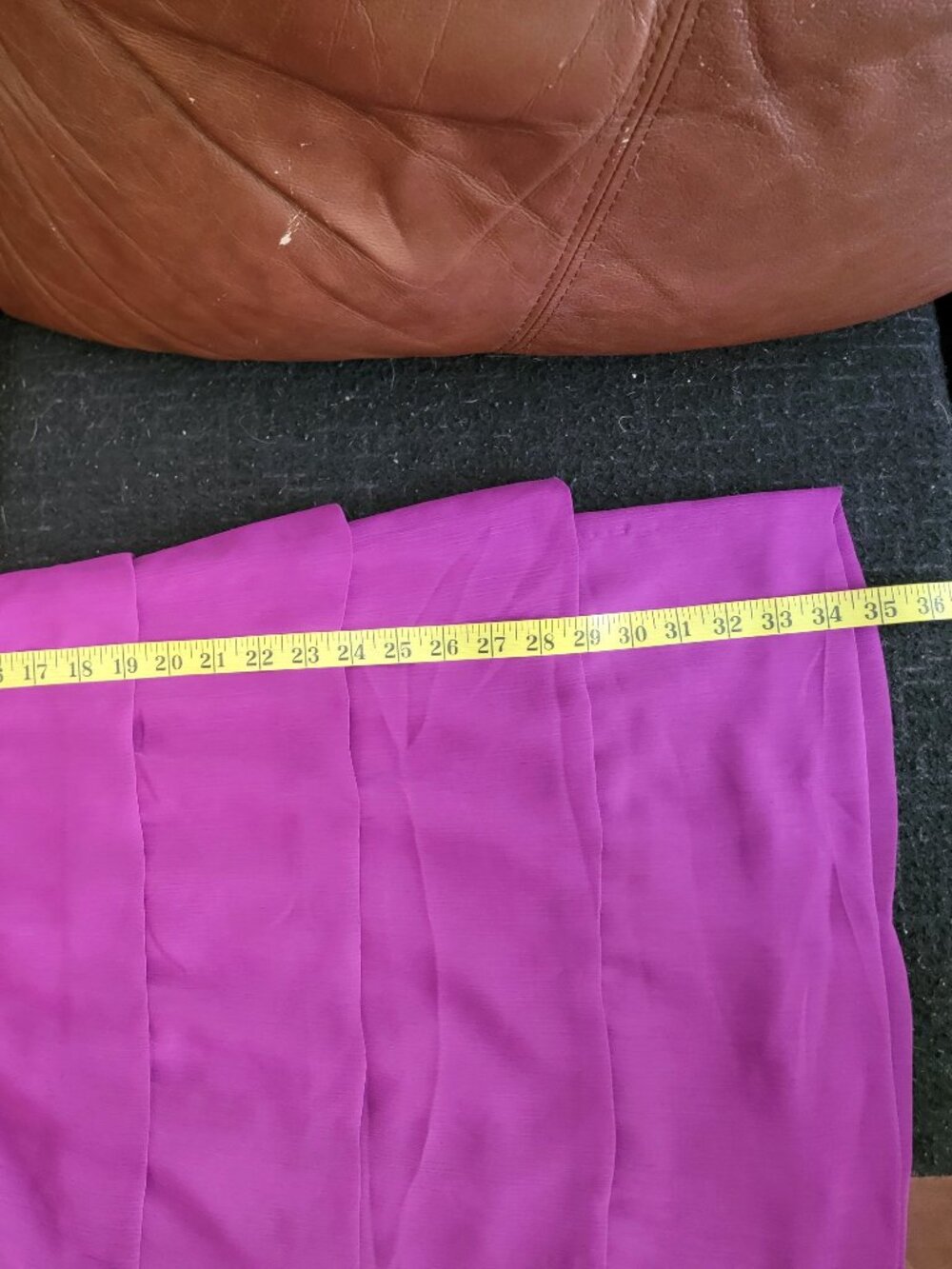 MAXANDCLEO BLACK / FUCHSIA RUFFLE DRESS - Picture 10 of 13